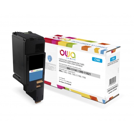 OWA Armor toner kompatibilní s Dell 593-11141, 1400st, modrá/cyan