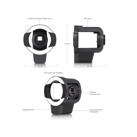 Ubiquiti UACC-Pro-Bullet-Enhancer-B, Pro Bullet Enhancer, černá