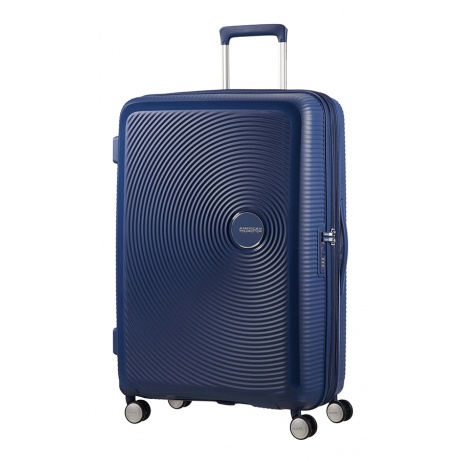 American Tourister Soundbox Spinner  Exp. 77 Navy