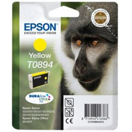 EPSON Yellow Ink Cartridge SX10x 20x 40x  (T0894)