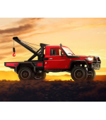 RC auto Land Cruiser TOYOTA s navijákem - červená