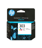 HP 303 Tri-color Original Ink Cartridge (165 pages), T6N01AE