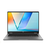 ASUS NTB Vivobook 14 Flip (TP3407SA-OLED548WZ), Ultra 5 226V, 14" 1920 x 1200, 16GB, 512GB SSD, IntelArc, W11 Home, Gray
