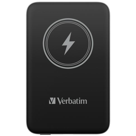 Bazar- VERBATIM Powerbanka Charge 'n' Go, Magnetická, 10000 mAh, USB-C, Černá Rozbaleno