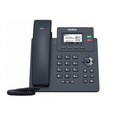 Yealink SIP-T31 SIP telefon, 2,3" 132x64 podsv. LCD, 2 x SIP úč., 100M Eth