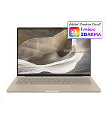 ASUS NTB Zenbook A14 (UX3407QA-OLED180W), X1 26 100, 14" 1920x1200, 16GB, 1TB SSD, Adreno, W11 Home, Zabriskie Beige