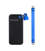 VERBATIM externí SSD 1TB Pocket USB3.2 Gen 2, černá/modrá