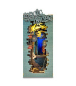 RoboTime Zarážka na knihy miniatura domečku Kouzelnická ulička