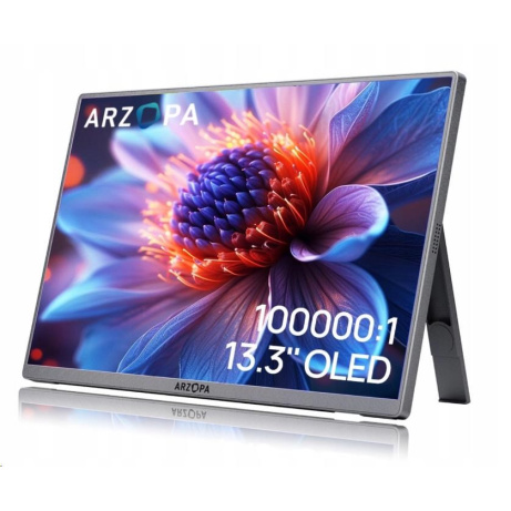 Arzopa A3C Pro Portable Monitor 13.3" OLED Full HD 1080p Metal Housing Přenosný monitor + pouzdro