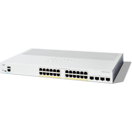 BAZAR - Cisco Catalyst switch C1300-24P-4G (24xGbE,4xSFP,24xPoE+,195W,fanless) - REFRESH - rozbaleno