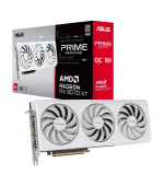 ASUS VGA AMD RADEON RX 9070 XT PRIME 16GB OC WHITE, RX 9070 XT, 16GB GDDR6, 3xDP, 1xHDMI