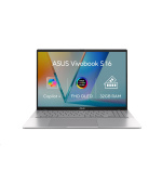ASUS NTB Vivobook S16 (S3607QA-OLED064W), X X1 26 100, 16" 1920x1200, 32GB, 1TB SSD, Adreno, W11 Home, Cool Silver