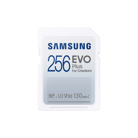 Samsung EVO Plus/SDXC/256GB/130MBps/UHS-I U3 / Class 10