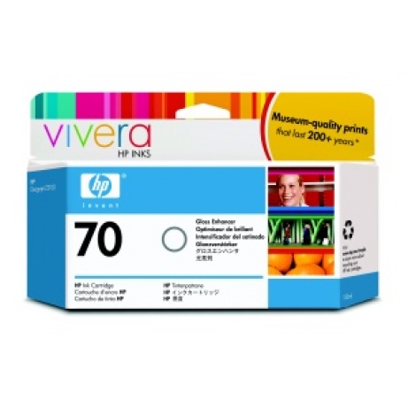 HP no 70 gloss enhancer ink cartrige, C9459A