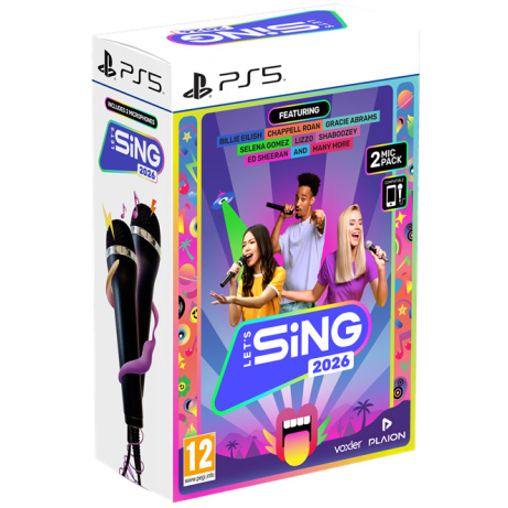 PS5 - Let’s Sing 2026 + 2 mikrofony