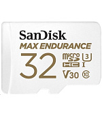 SanDisk MicroSDHC karta 32GB MAX Endurance + adaptér, 15,000 hodin