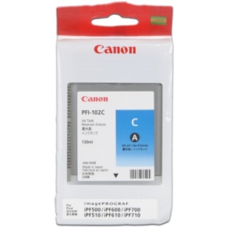 CANON INK PFI-102 CYAN iPF-500, 600, 700