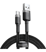 Baseus datový kabel Cafule USB-C 3m 2A šedo-černý