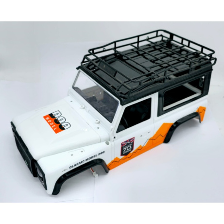 Použitá bílá karoserie pro RC auto RMT LAND ROVER 1/12