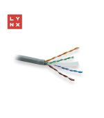 LYNX UTP kabel, Cat6, LSOH, celoměděný, vnitřní, šedý, box 305m