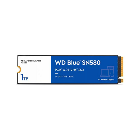 BAZAR VADNÝ - WD BLUE SSD NVMe 1TB PCIe SN580,Gen4 , (R:4150, W:4150MB/s) - Po opravě (Náhradní krabice)