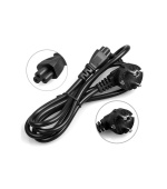 WG - Kabel napájecí WG Mickey Mouse / CEE 7/7 to IEC C5 / 1,5m / black