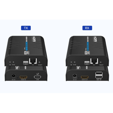 PremiumCord HDMI KVM extender přes LAN