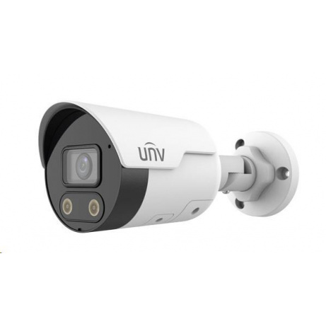 Uniview IPC2125SB-ADF40KMC-I0, 4,7Mpix, H.265, obj.4 mm (91,2°), PoE,Mic.,Repro,IR 30m, Bílý přísvit, MicroSDXC,IP67