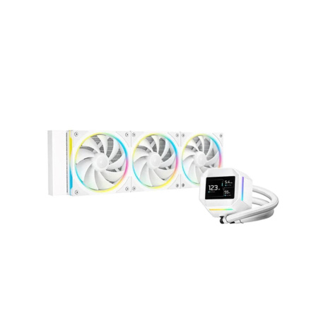 DEEPCOOL Vodní chladič LM360 WH, ARGB, 3x 120mm, AM5, LGA1851, bílá