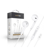 RhinoTech drátová sluchátka s Lightning konektorem bílá