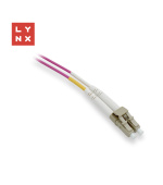 LYNX duplexní patch kabel MM, OM4, LC/LC, 50/125µm, 2m