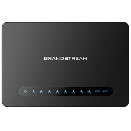 Grandstream HT818 V2 (ATA), 8x FXS, 2 SIP profily, 1x Gbit LAN, NAT router, 3-cestná konf.
