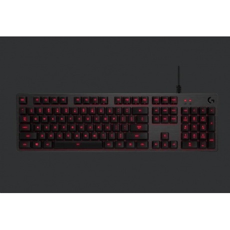 Logitech klávesnice G413 Mechanical Gaming Keyboard, US INT'L, INTNL, Carbon