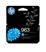 HP 963 Cyan Original Ink Cartridge (700 pages)