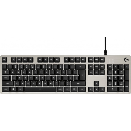 Logitech G413/Drátová USB/US-Layout/Stříbrná