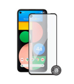 Screenshield GOOGLE Pixel 4a 5G (full COVER black) Tempered Glass Protection