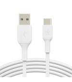 BELKIN BOOSTCHARGE PVC kabel USB-A/USB-C 3m bílý