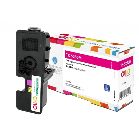 OWA Armor toner kompatibilní s Kyocera TK-5230M, 2200st, červená/magenta