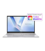 ASUS NTB Vivobook 15 (X1504VA-BQ3871W), Core 5 120U, 15.6" FHD, 8GB, 512GB SSD, Intel, W11 Home, Cool Silver