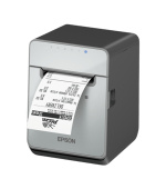Epson TM-L100, 8 dots/mm (203 dpi), cutter, linerless, USB, RS232, Ethernet, black
