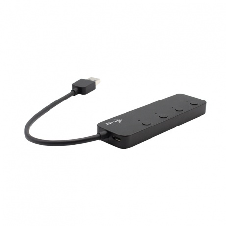 i-tec USB 3.0 Metal HUB 4 Port s vypínači na jednotlivých portech