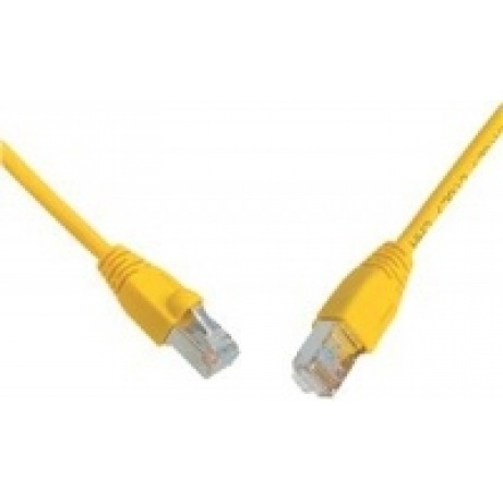 Patchkabel S/FTP,Cat6,2xRJ45, 10m žlutý