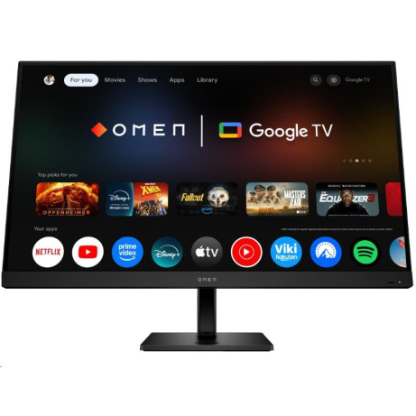 LCD HP OMEN 32x; 80 cm, 31,5", 4k IPS; 144Hz; 400 nits;Google TV, HDMI 2.0,DP 1.4;USB-C 65W PD,USB-A