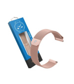 RhinoTech univerzální řemínek milánský tah Quick Release 18mm růžovo-zlatý