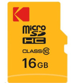 Kodak paměťová micro SD karta 16GB Class10 w/adapter Extra