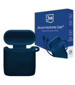 3mk Silicone AirPods Case pro Apple AirPods 3rd gen., modrá