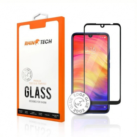 RhinoTech 2 Tvrzené ochranné 2,5D sklo pro Xiaomi Redmi Note 8T (Edge Glue) RTX060, černé
