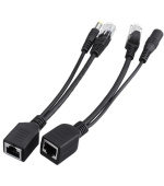 PoE pasivní - sada kabelů (injector a splitter)