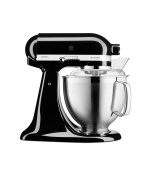 KitchenAid Artisan 5KSM185PSEMS Kuchyňský robot - 10 rychlostí, planetární systém, celokovová konstrukce, lesklá černá