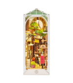 RoboTime Zarážka na knihy miniatura domečku Slunečné městečko